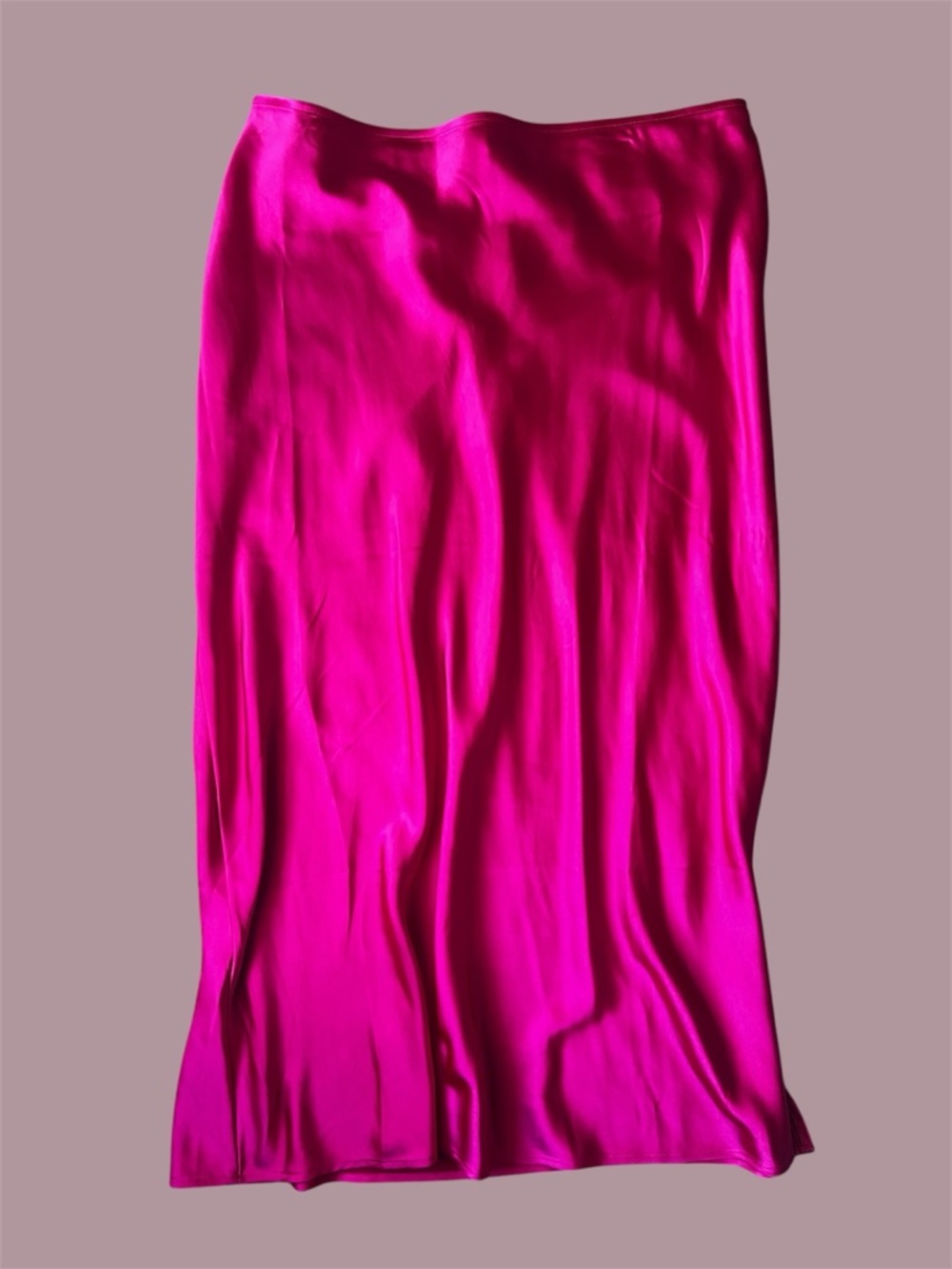 Old Navy Midi Skirt Pink Satin XL Berry Fine women’s